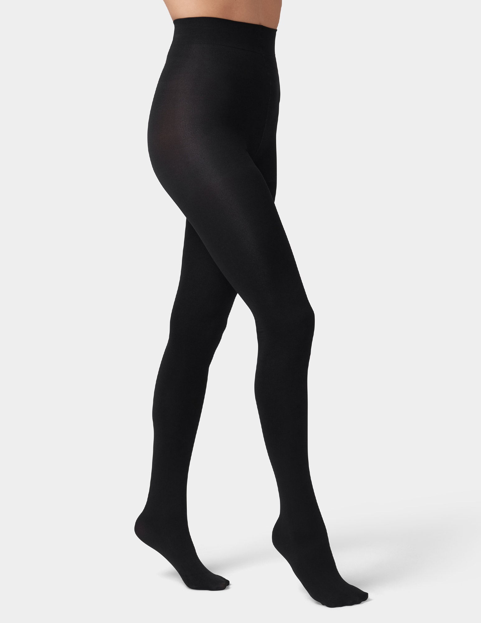 Hue Women's Blackout Tights with Control Top - Black