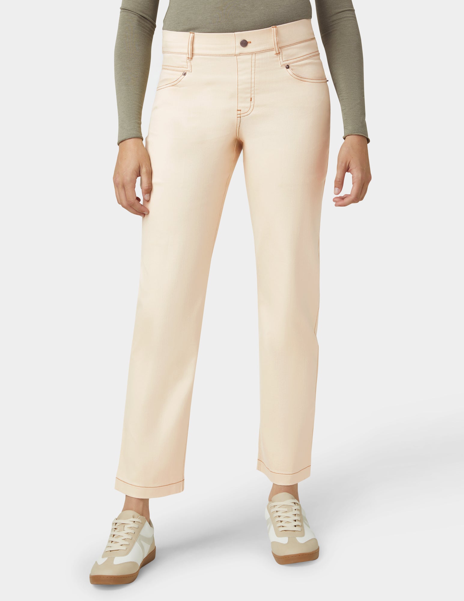 Crosshatch Denim Straight Leg Pant – HUE