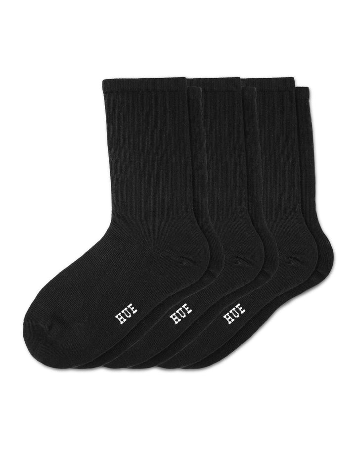 Flat lay view of Must Have Crew Sock black 3 pack