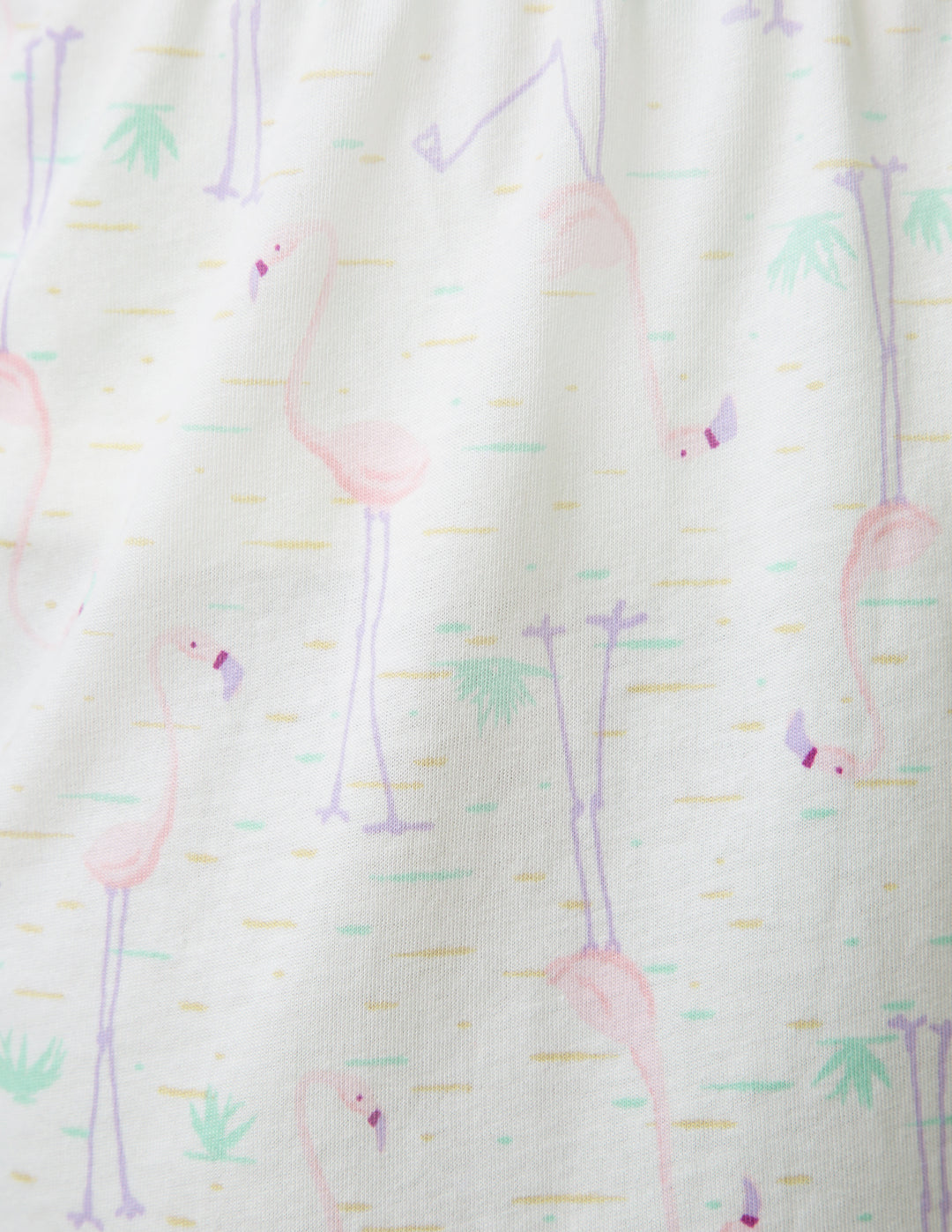 Flamingo pattern on a white background