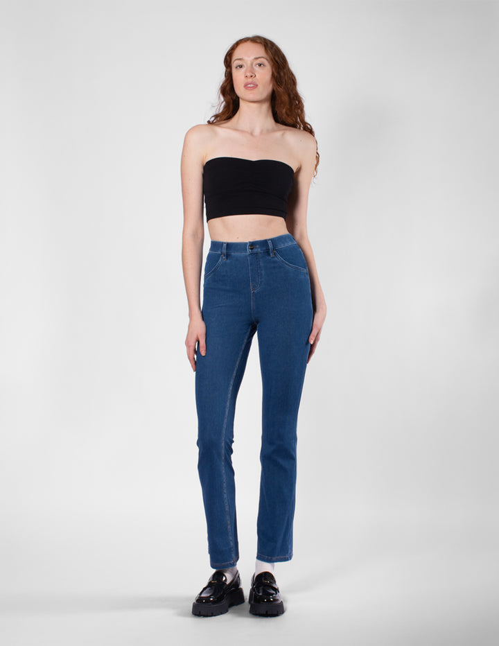 Ruched Blackout Cotton Midriff Bandeau