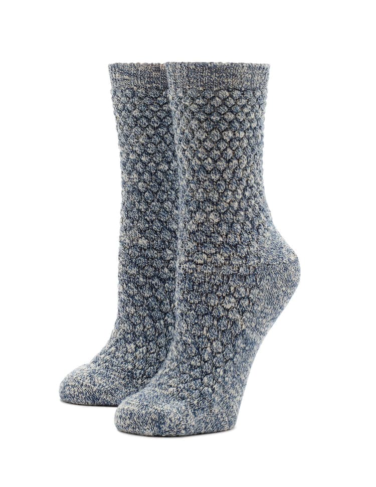 Quilted Crew Boot Sock