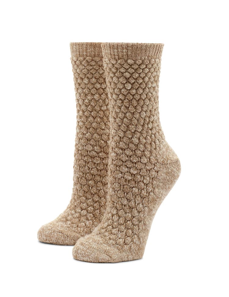 Quilted Crew Boot Sock