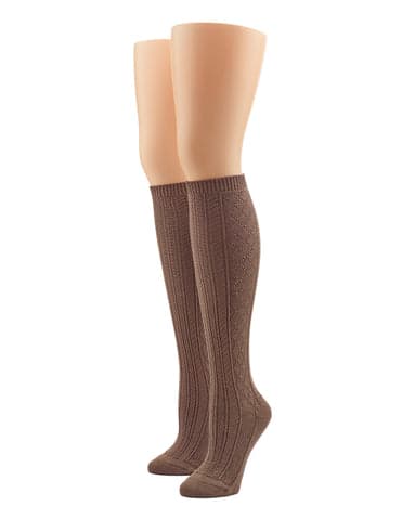 Cable Super Soft Knee Sock HUE