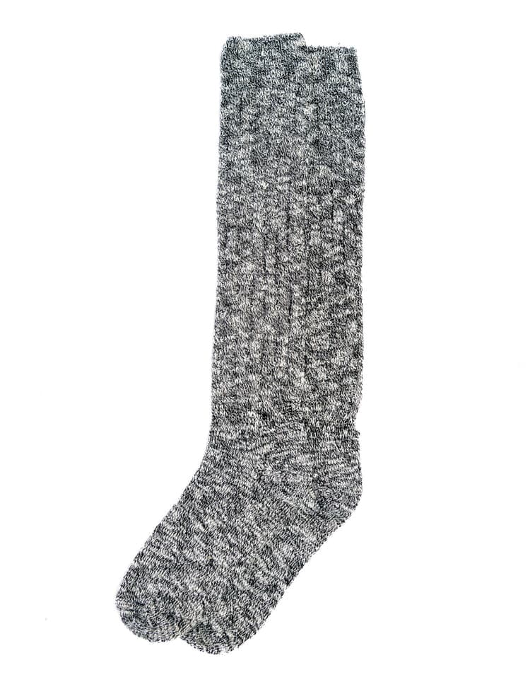 Marled Rib Over The Knee Slouch Sock | HUE