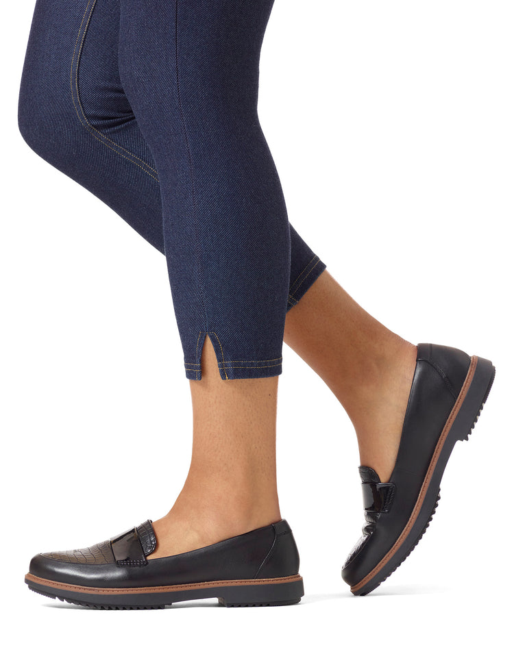Hue Women's Solid Color Original Jeanz Denim Legging Hue Women's Solid Color Original Jeanz Denim Legging
