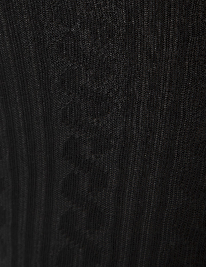 Close-up of black textured fabric