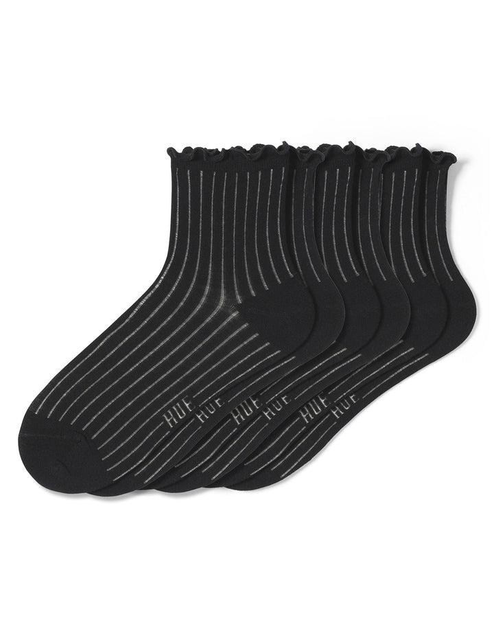 Sheer Rib Anklet 3 Pair Pack