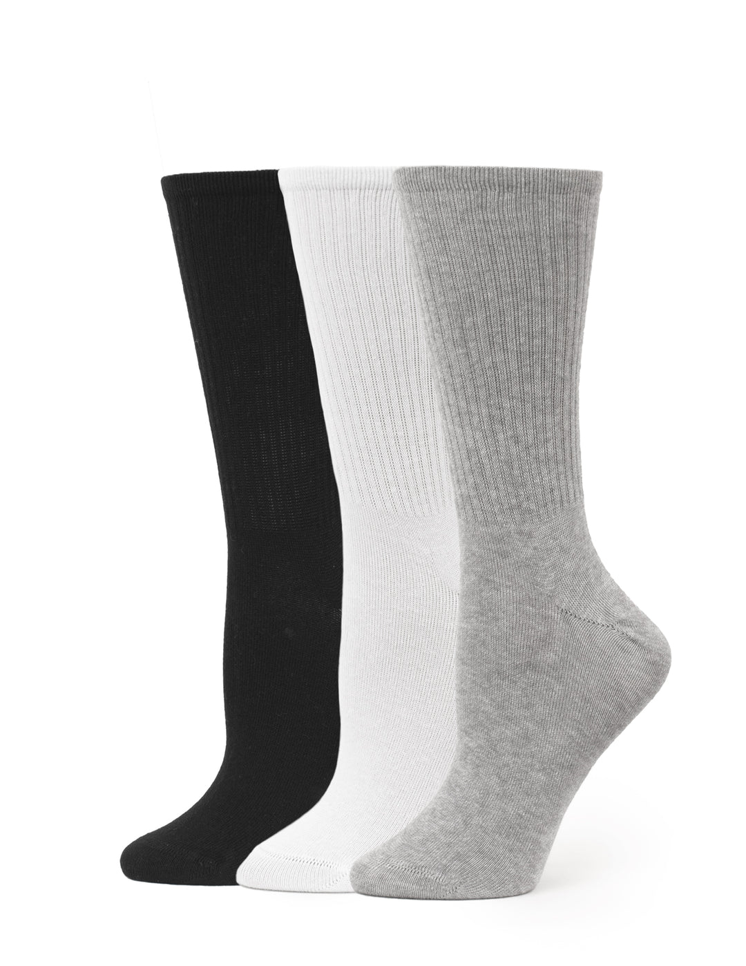 Black White Gray Assorted Multi-Pack on Foot forms