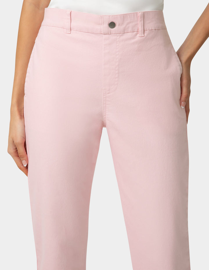 Ruffle Denim Skimmer