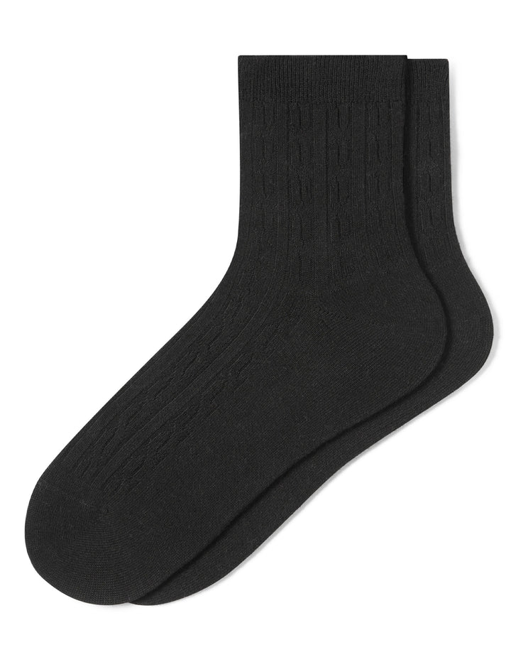 Black sock on a white background