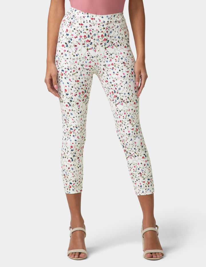 Floral Ultra Soft Denim Capri