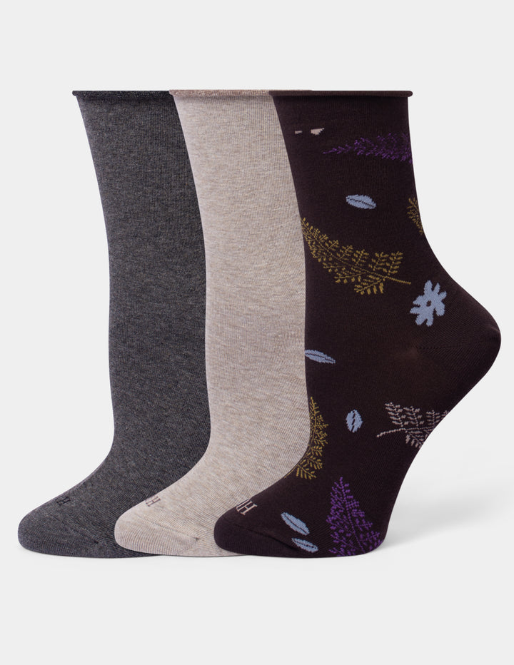 Cropped Jean Socks 3 Pair Pack