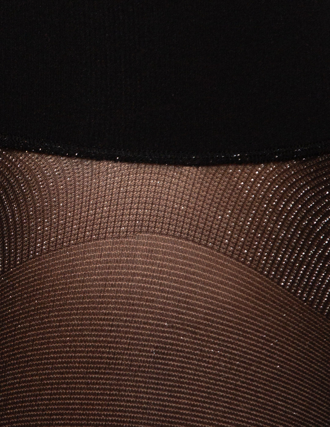 Black lurex fabric material.