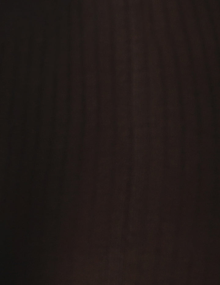 A close-up of a black ribbed material fabric.