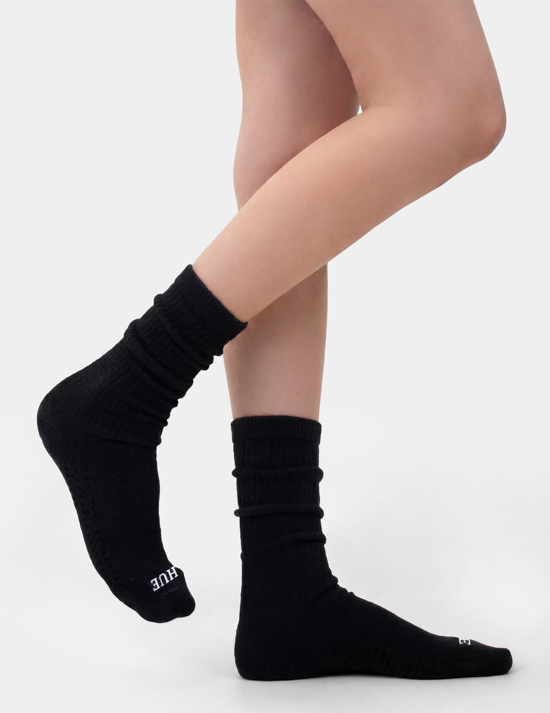 Air Cushion Sport Scrunch Crew Socks 2 Pair Pack