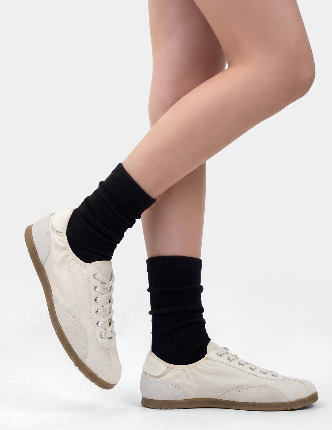 Air Cushion Sport Scrunch Crew Socks 2 Pair Pack
