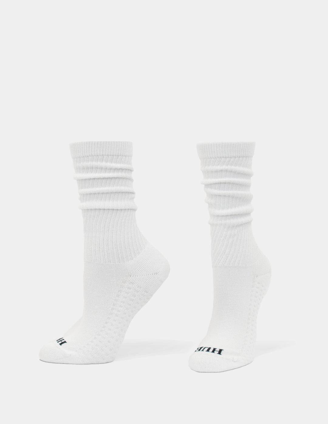 Air Cushion Sport Scrunch Crew Socks 2 Pair Pack