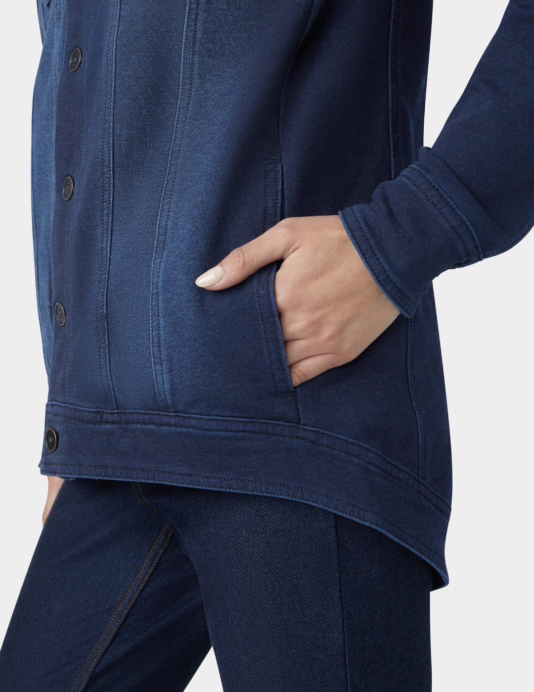 French Terry Shacket