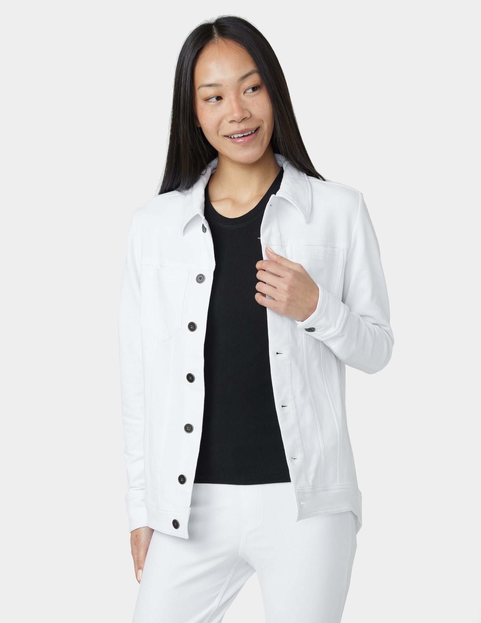 French Terry Shacket – HUE