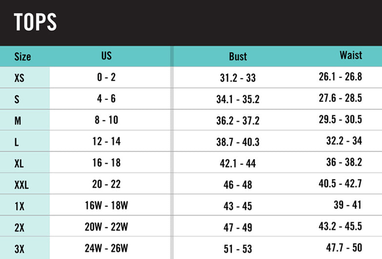 Size Charts HUE