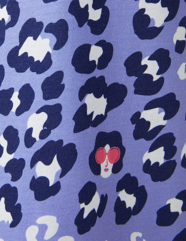 Close-up of modern leopard print 