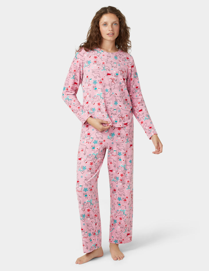 Waffle Fleece PJ Set