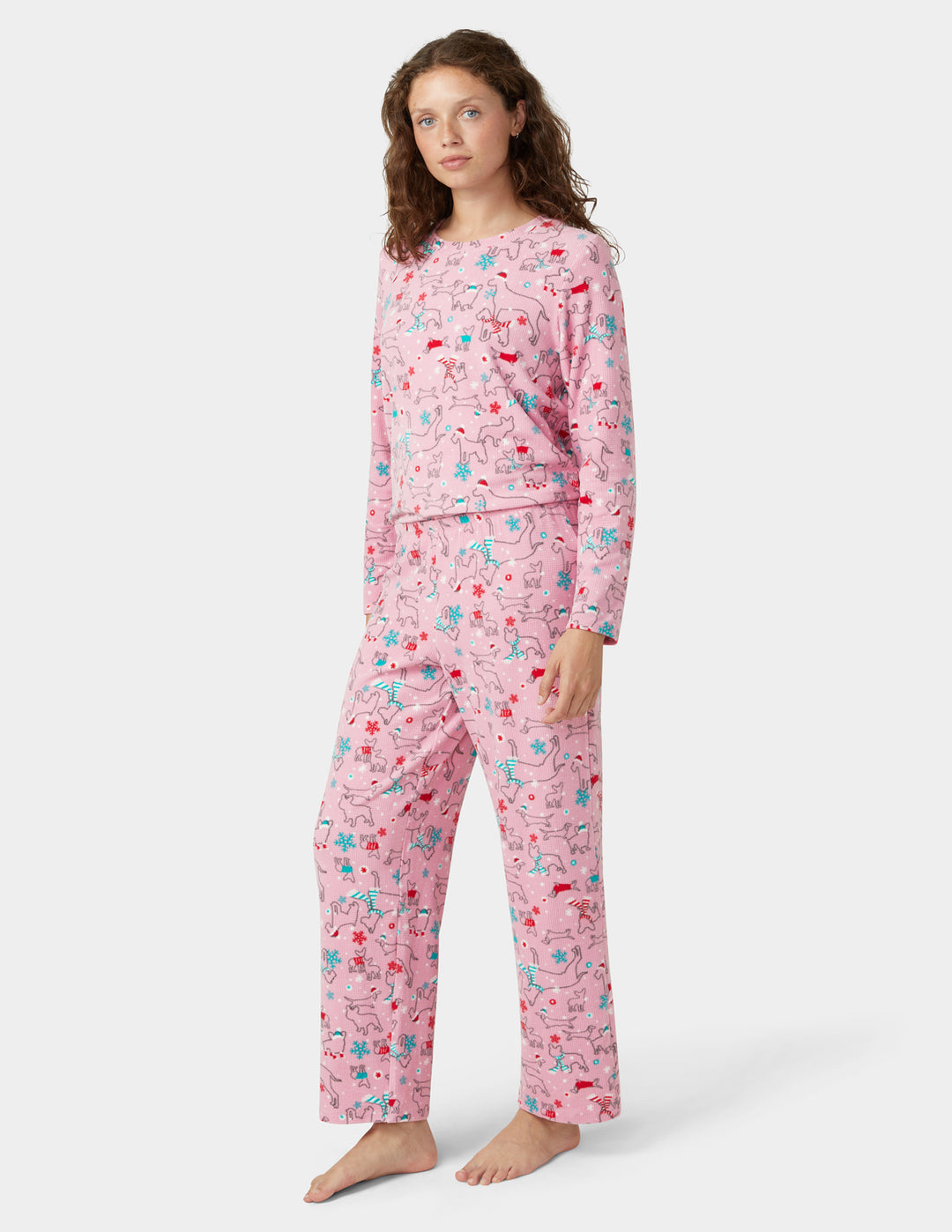 Waffle Fleece PJ Set