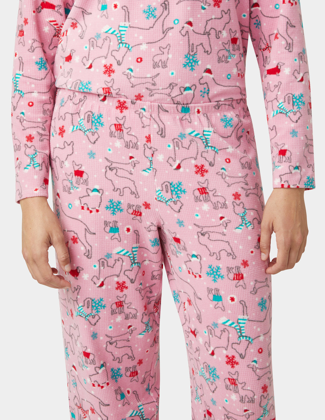 Waffle Fleece PJ Set