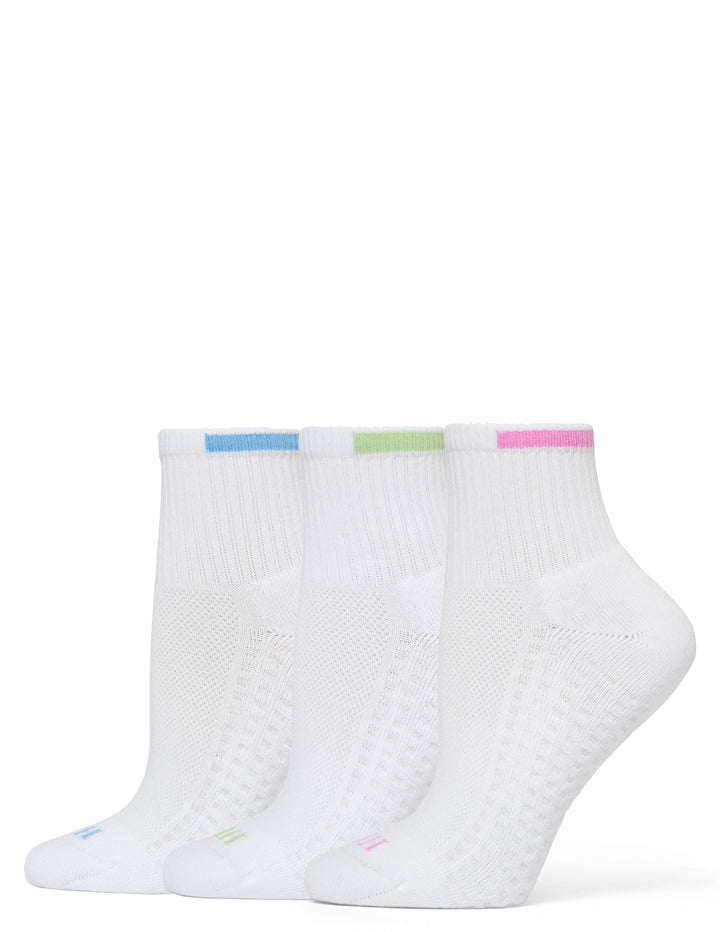 Air Cushion Mini Crew Top Socks 3 Pair Pack