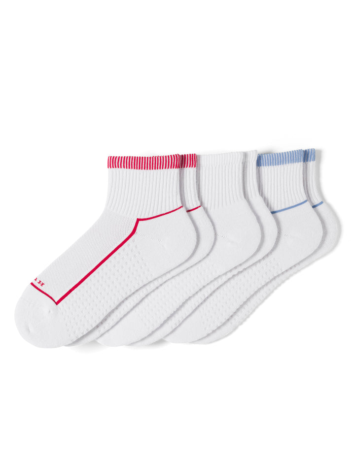 Air Cushion Mini Crew Top Socks 3 Pair Pack