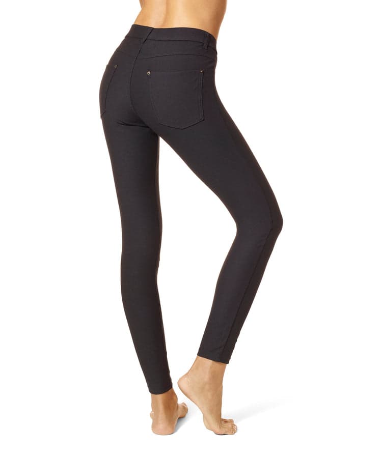 Hue Essential Denim Leggings Xs Black