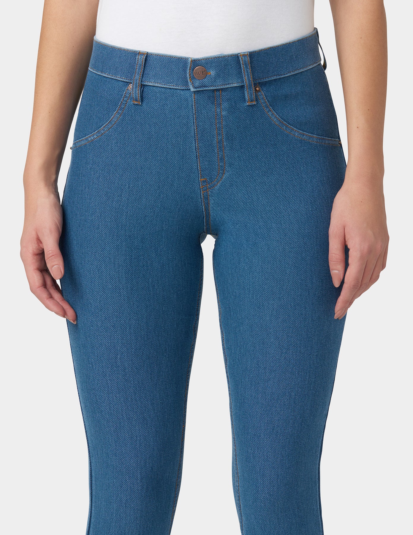 Essential Denim Leggings – HUE - Main Image