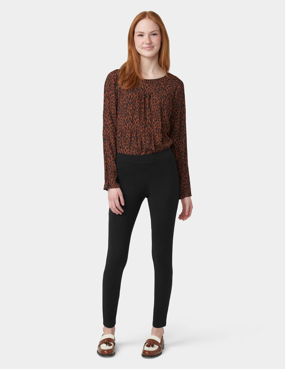 HUE Legging Noir Ponte Taille Haute pour Femmes HUE Legging Noir Ponte Taille Haute pour Femmes