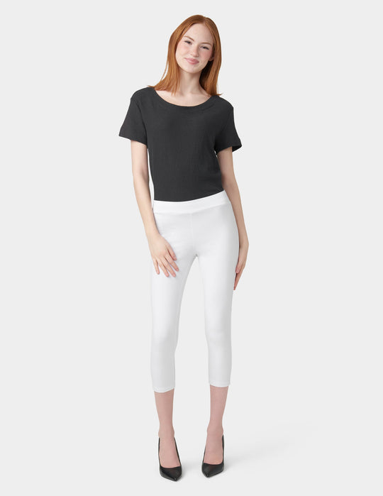 Hue Women's Medium Wale Cord Leggings Black main image 1