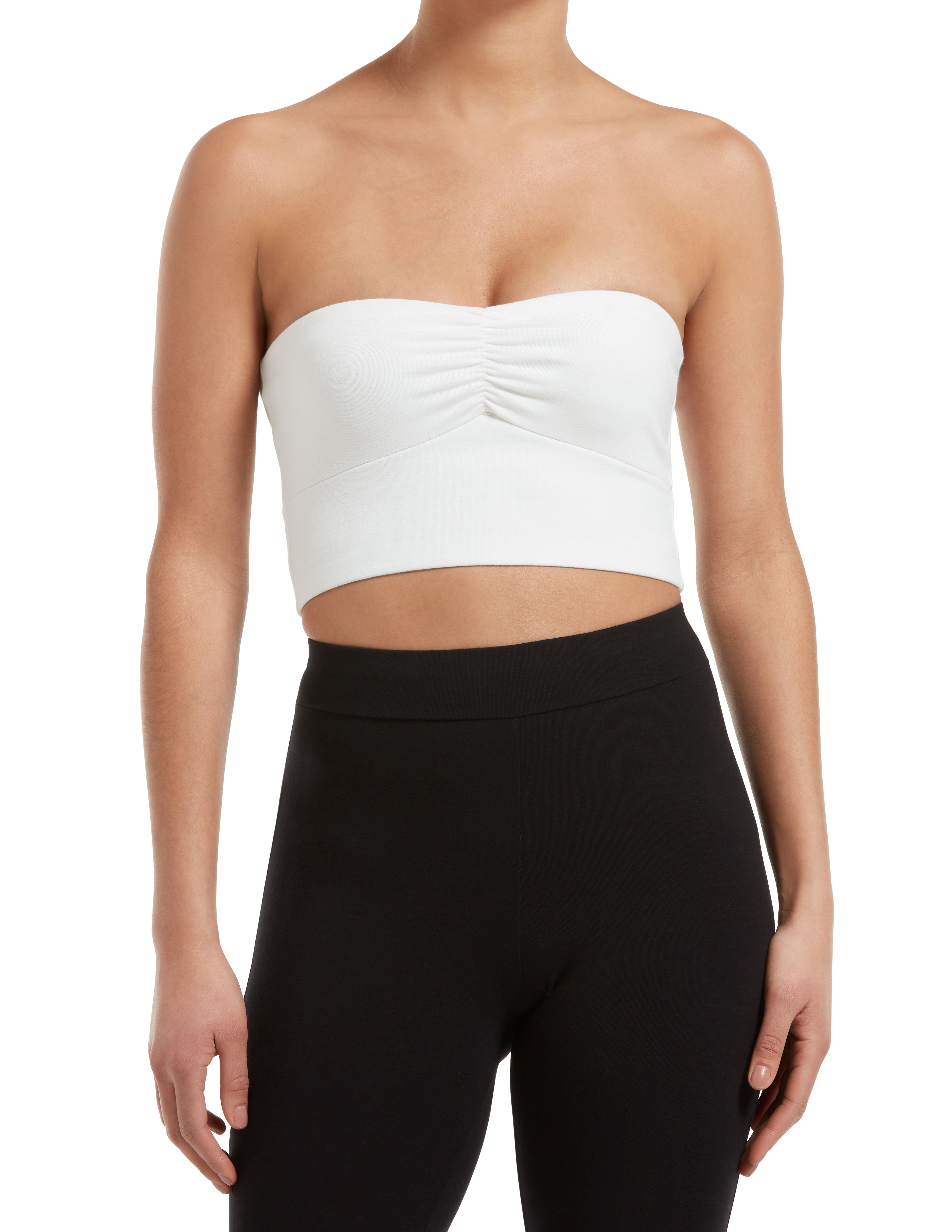 cotton bandeau tube top