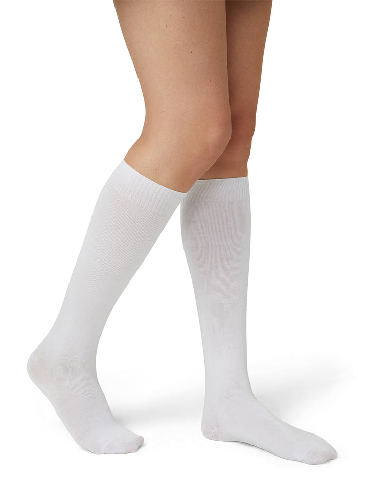 knee high socks on model