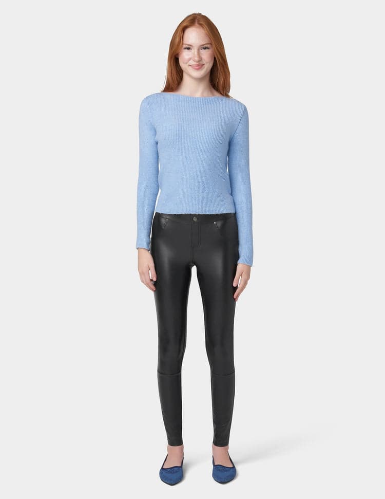 Hue leatherette leggings best sale