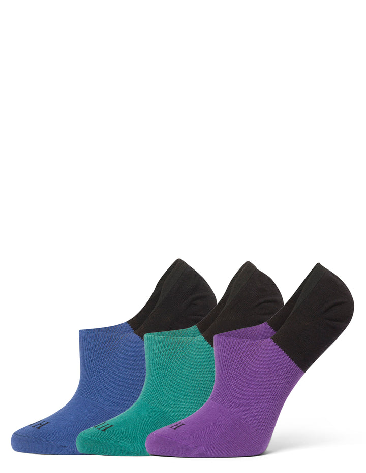 Cotton No Show Arch Hug Sock 3 Pair Pack
