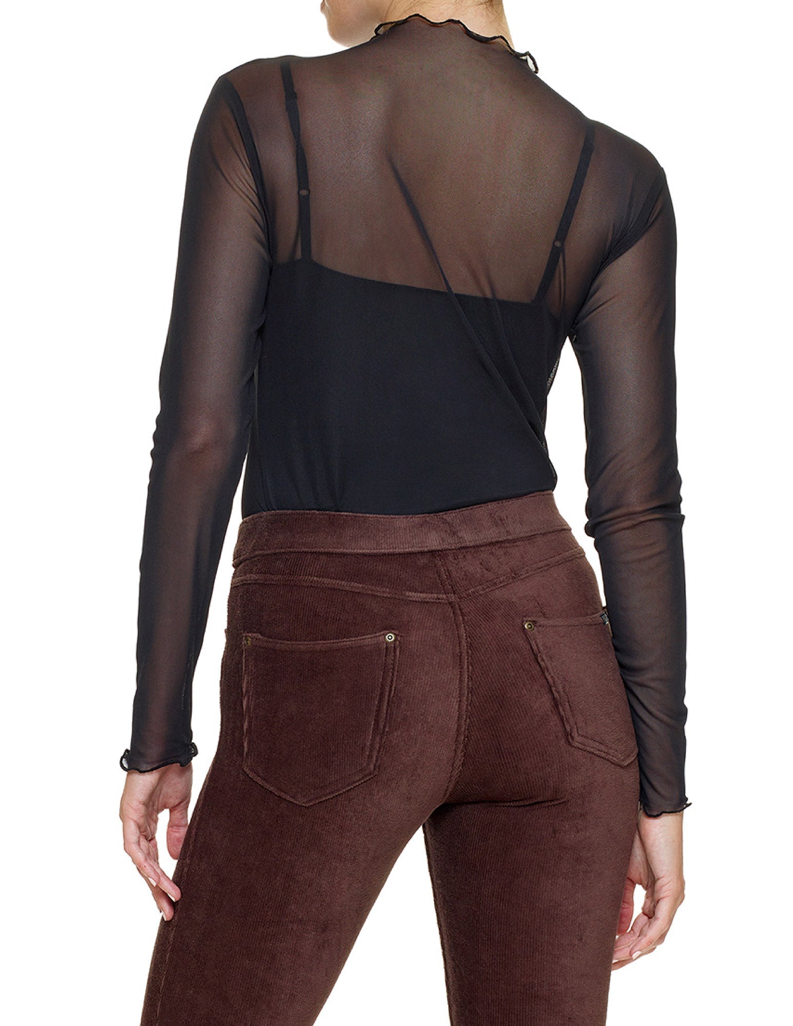 Long Sleeve Mesh Top HUE — free download