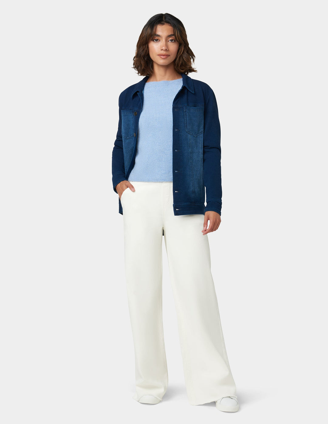 Olivia Wide Leg Denim Pant – HUE