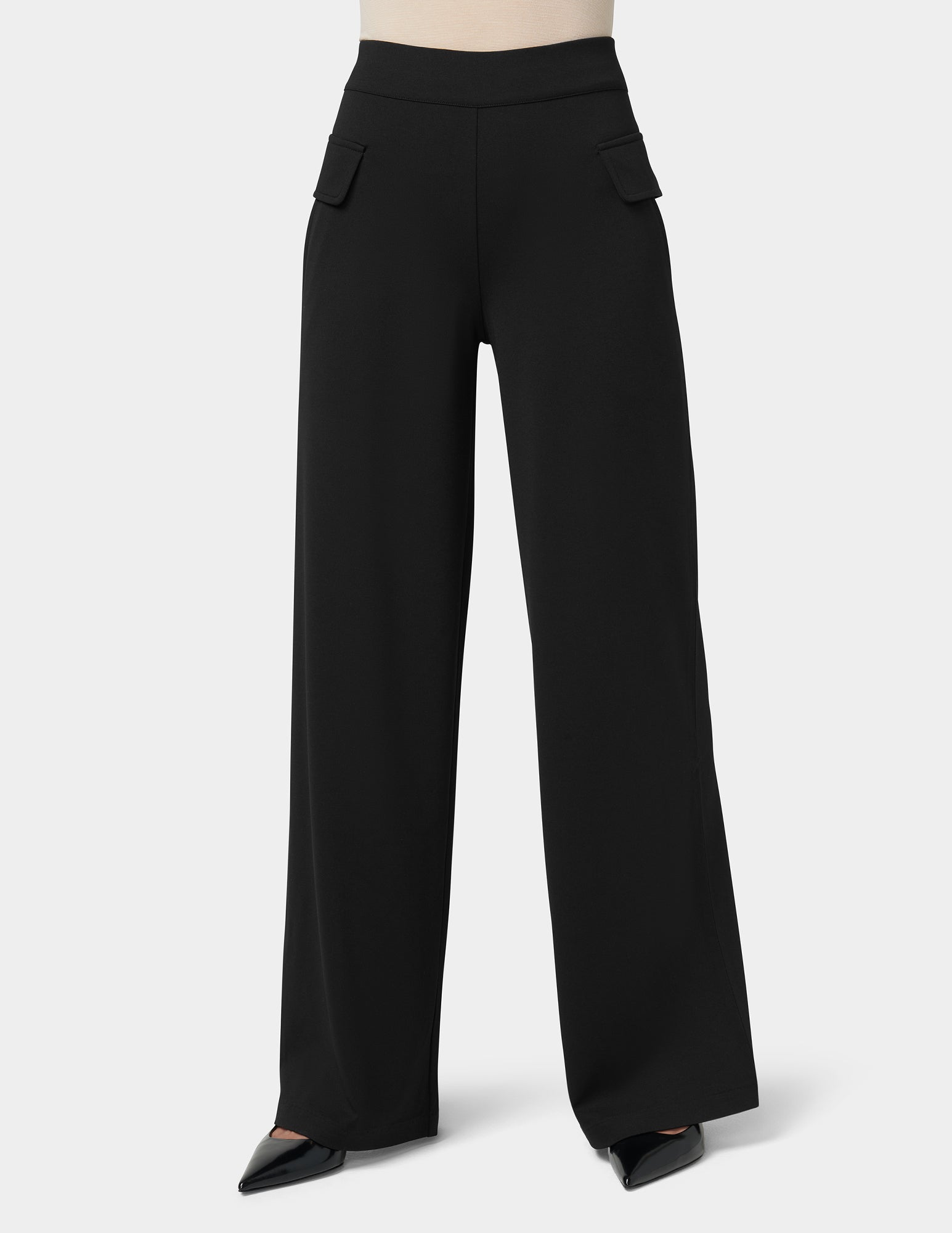 Ponte Wide Leg Pant – HUE