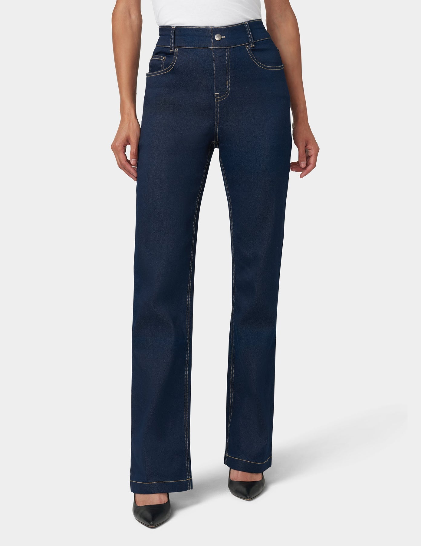 Hi-Rise Bootcut Denim – HUE