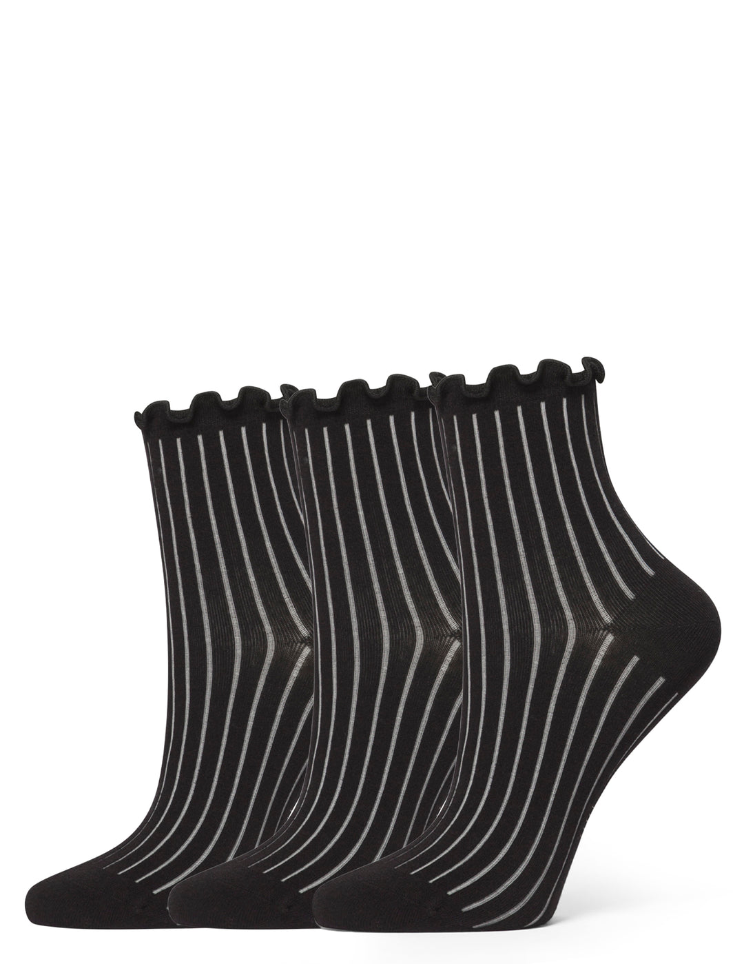 Sheer Rib Anklet 3 Pair Pack