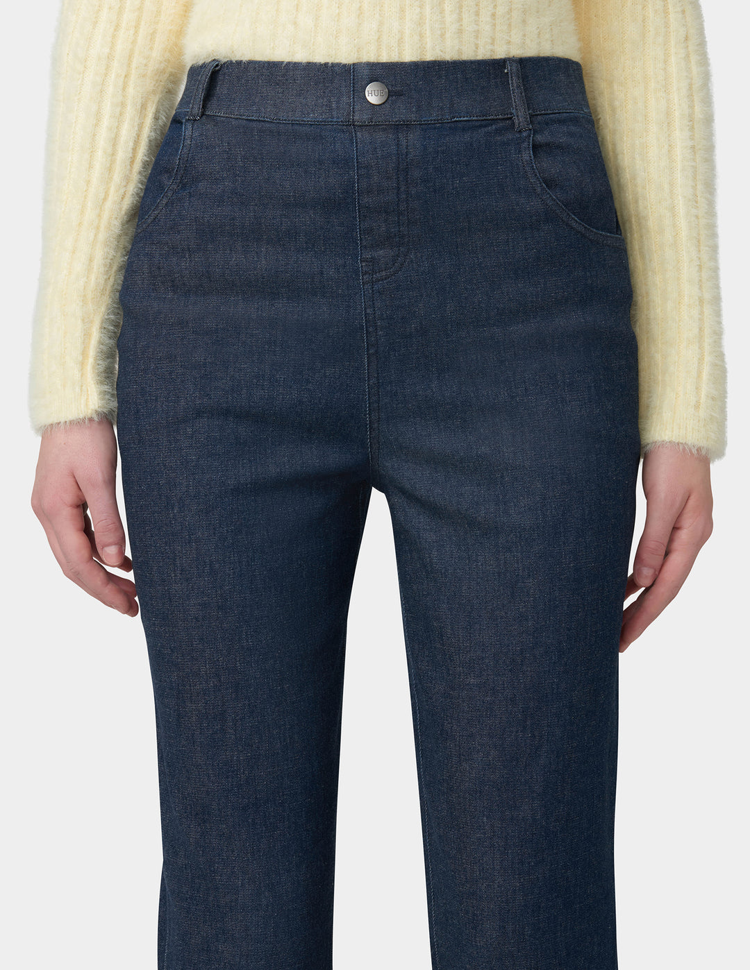 Cuffed Denim Skimmer