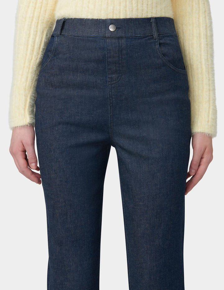 Cuffed Denim Skimmer