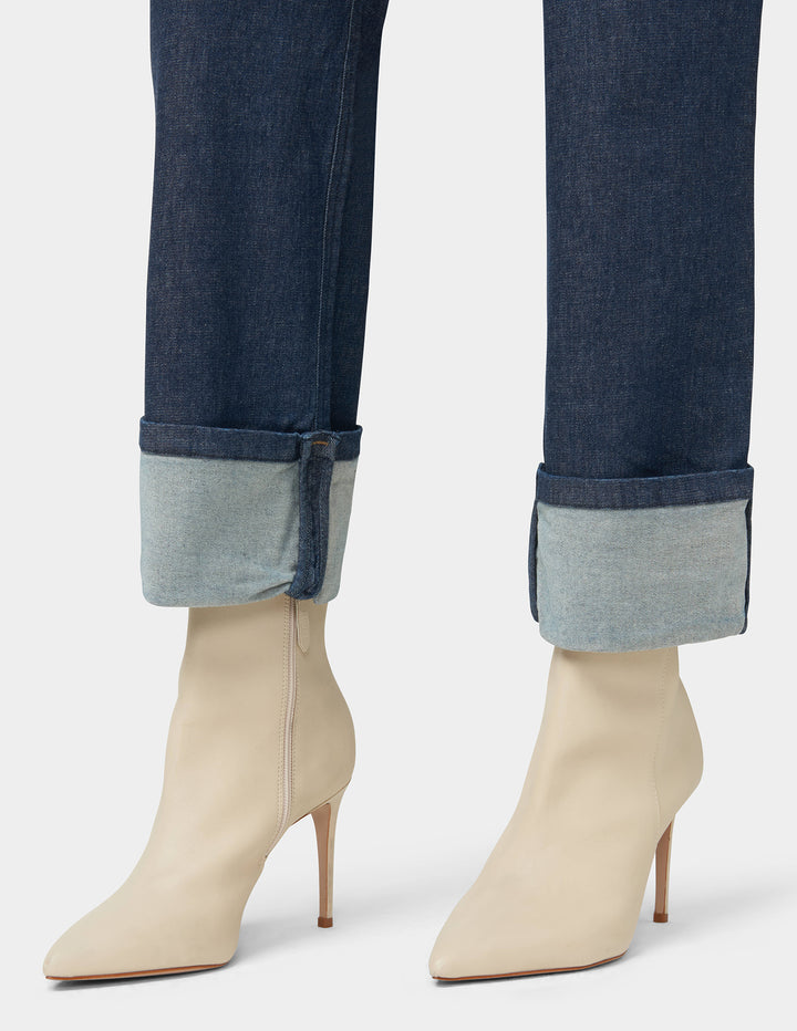 Cuffed Denim Skimmer