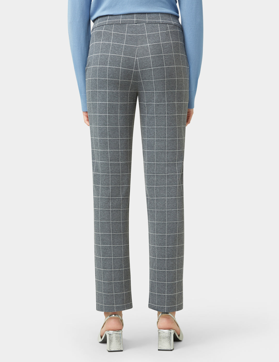 Window Pane Pull-On Trouser