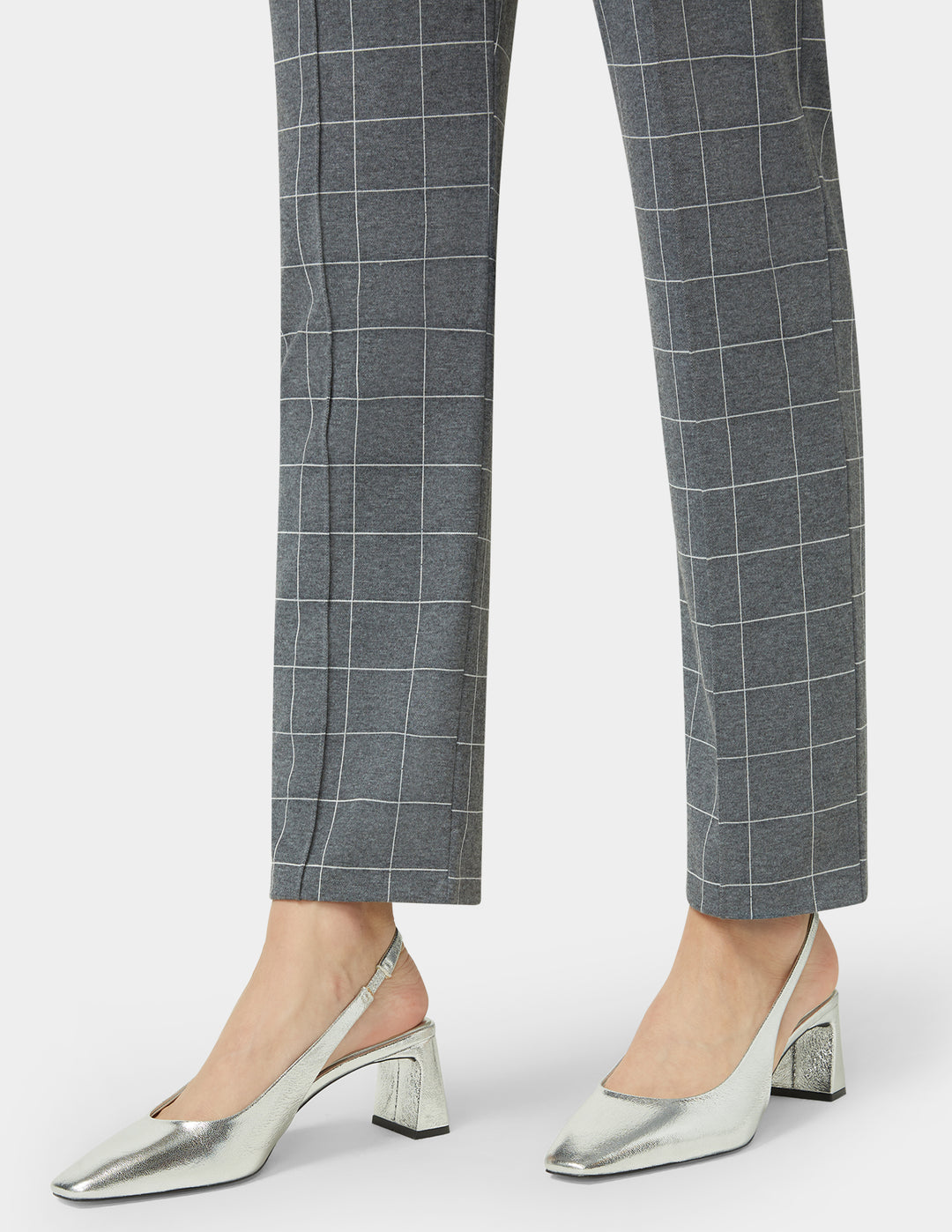 Window Pane Pull-On Trouser