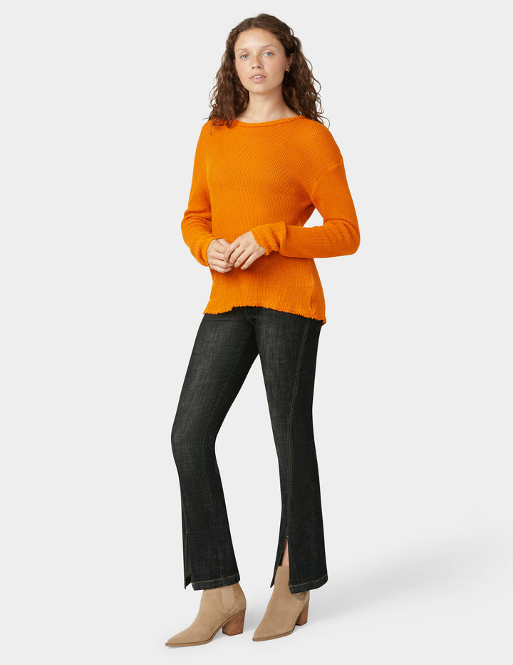 Crosshatch Denim Bootcut